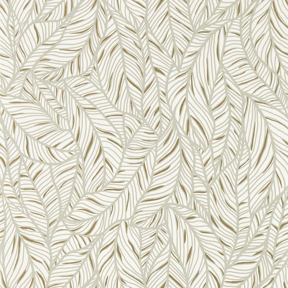 Selva Wallpaper W0144 03 by Clarke and Clarke in Linen Champagne